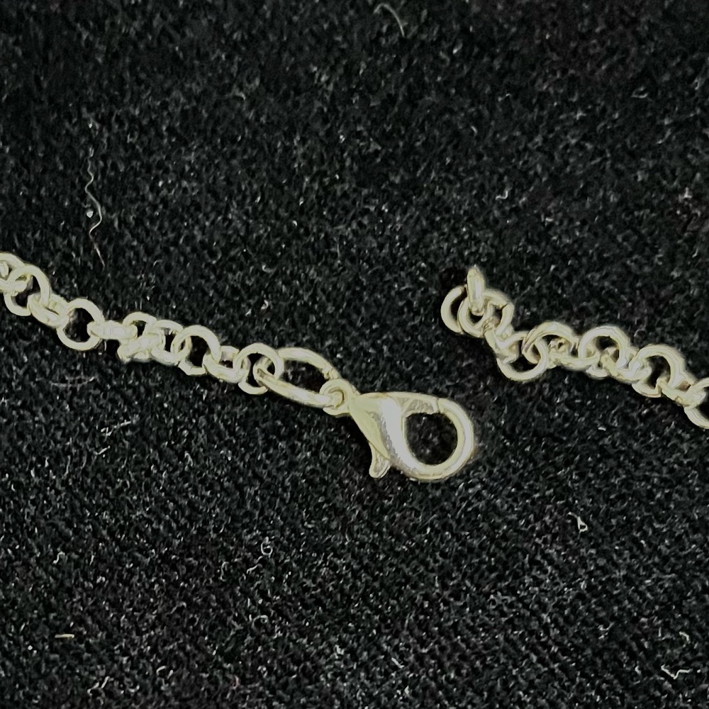 Silver and Gold Chain Necklace - Picture 2 of 2